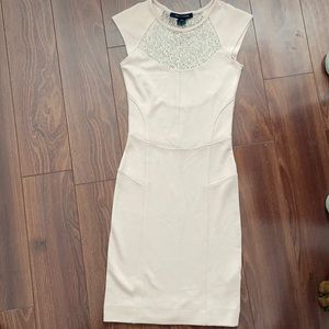 French connection size 4 dress light pink